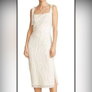 Monique Lhuillier Sequin Midi Dress Bridal